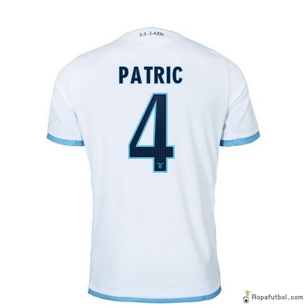 Camiseta Lazio Replica Tercera Ropa Patric 2016/17 Blanco